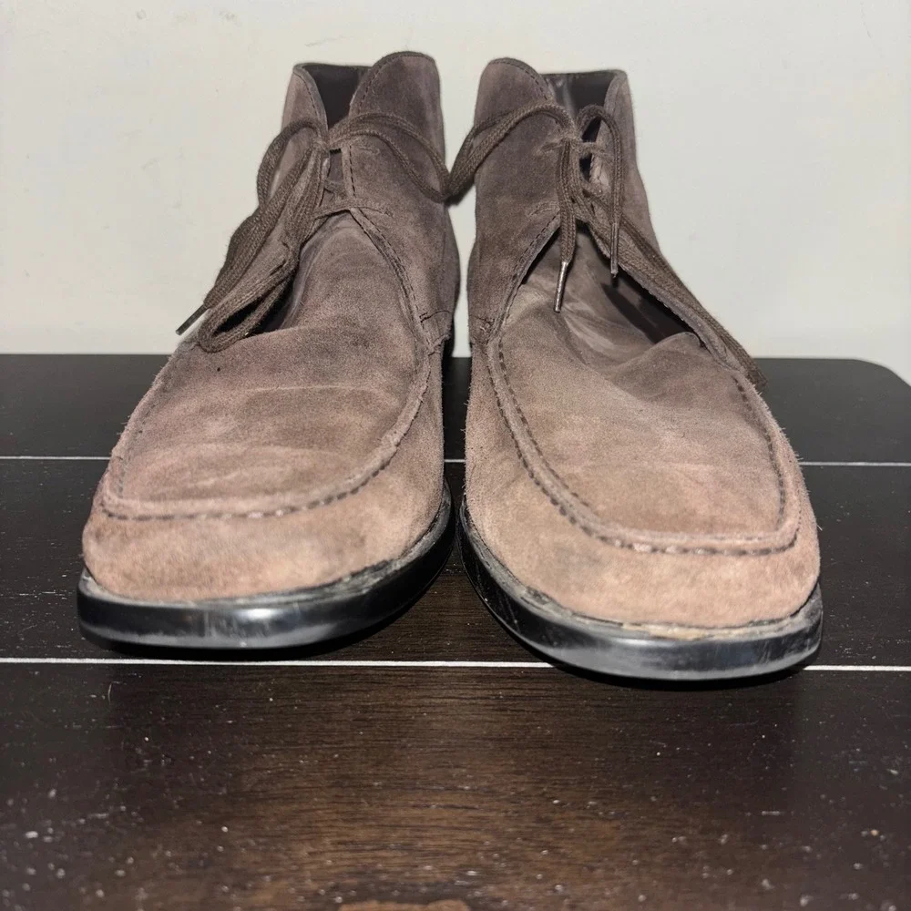 Tods | Mens Size 9.5 US | 42 EU | 8 AUS | Suede Desert Boots |‎ Brown Lace Up